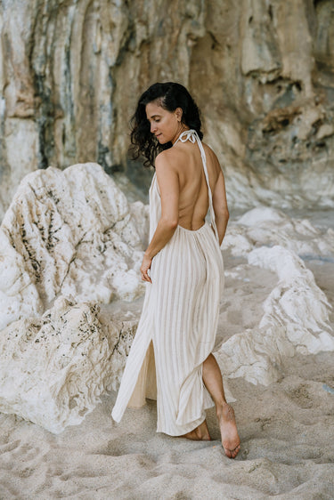 Calista Open-Back Dress