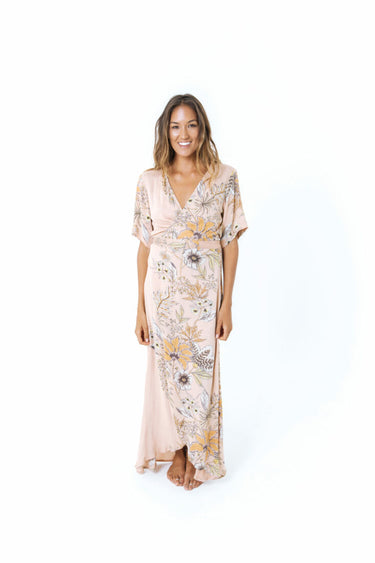 scarlet wrap maxi dress papaya kamala kaftan