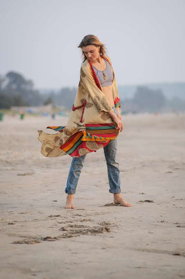 Kimono sari reciclado