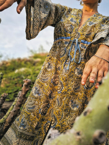 Mandara Kimono en verde Lilly