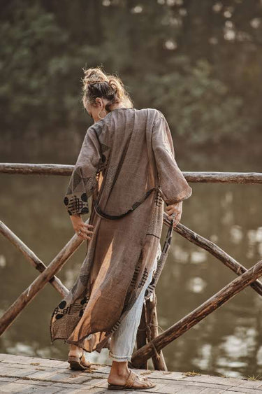 Kimono sari reciclado