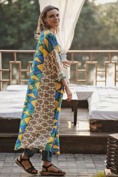 Kimono sari reciclado
