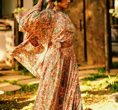 Conjunto de orientación Kimono midi