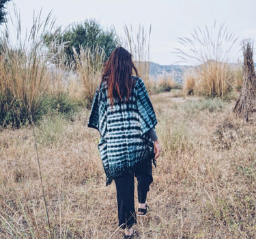 Andes Tie Dyed Poncho