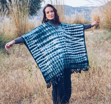 Andes Tie Dyed Poncho