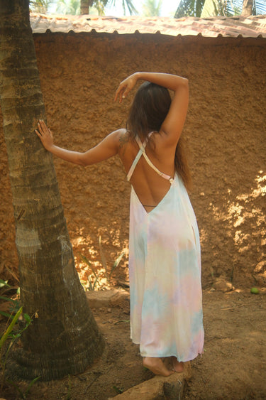 Tropical Backless Dress