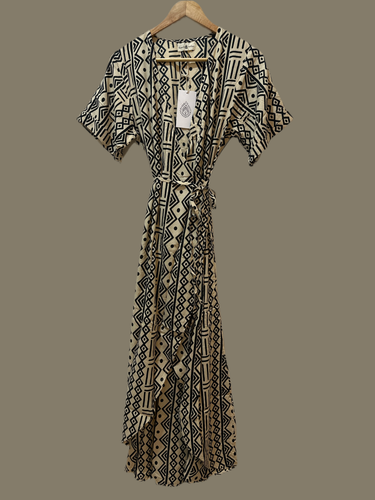 Vestido largo cruzado Akasha