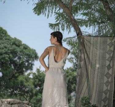Vestido túnica de cáñamo