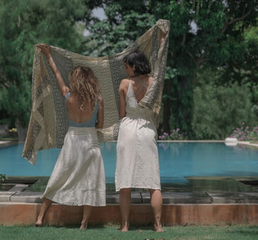 Vestido túnica de cáñamo