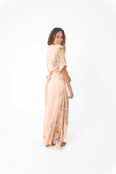 scarlet wrap maxi dress papaya kamala kaftan