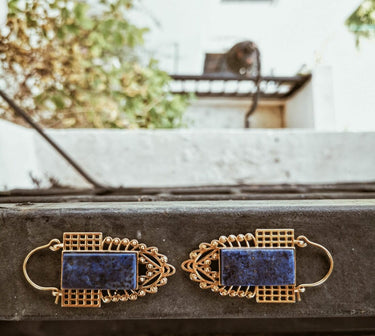 Pendientes Mayas de Latón